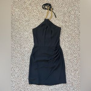 Reformation Aidan Mini Dress, Black, Size 0